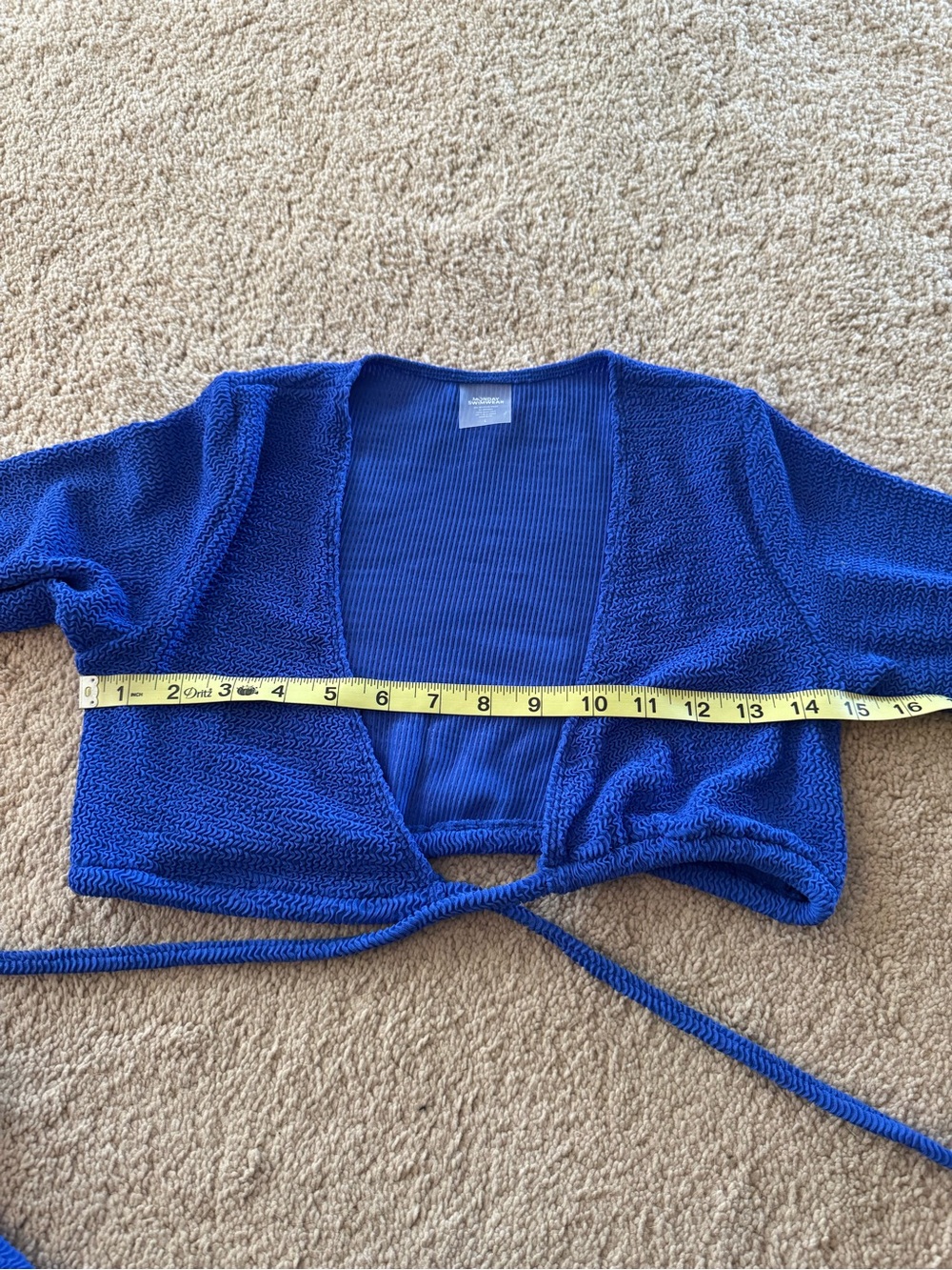 Monday Swimwear wrap swim top - size L NWOT - Picture 14 of 15